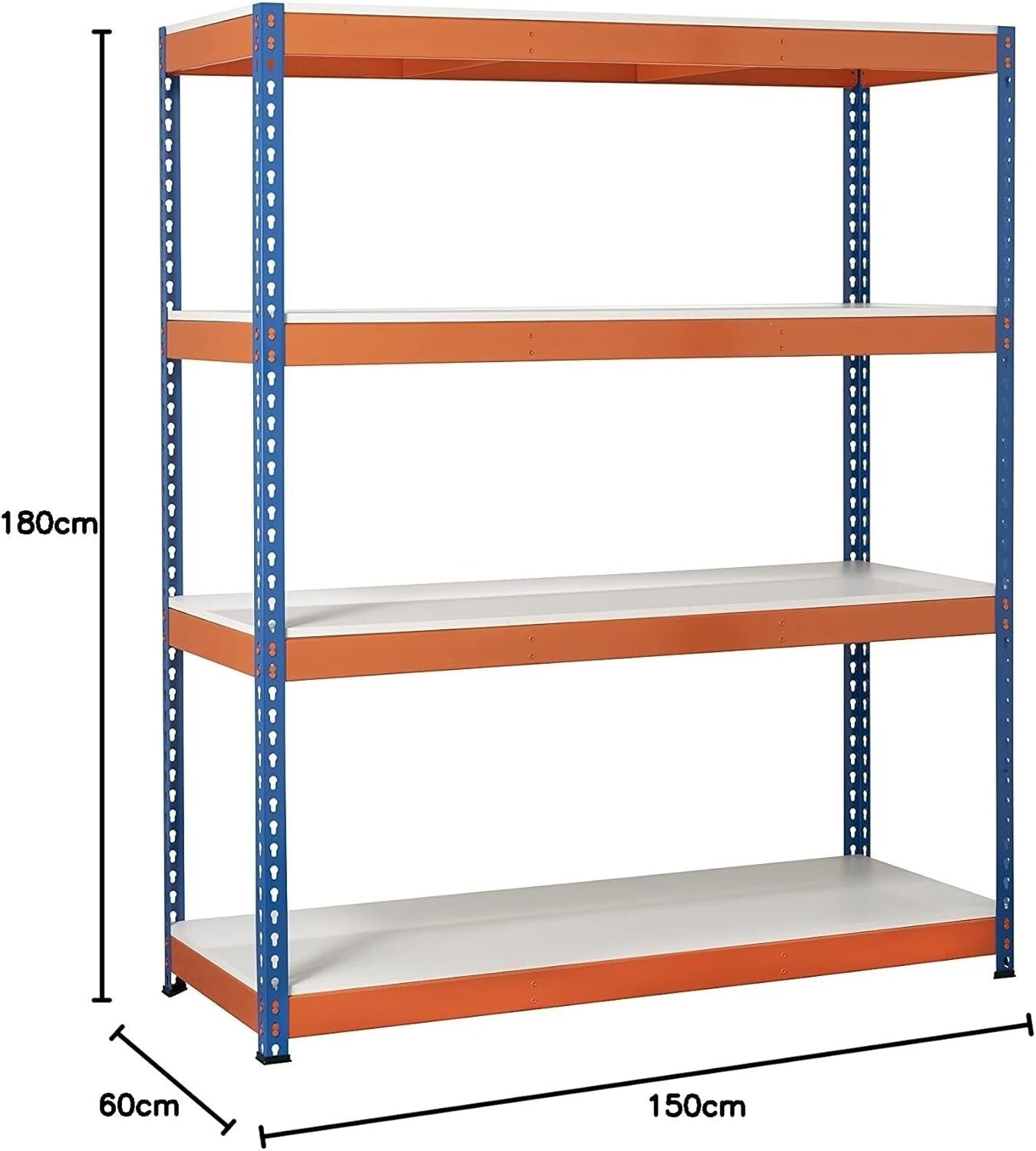 Heavy Duty Warehouse Racking Garage Shelving Storage Shelves Metal Shelf Unit