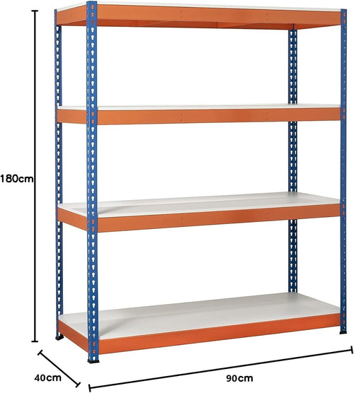Heavy Duty Warehouse Racking Garage Shelving Storage Shelves Metal Shelf Unit