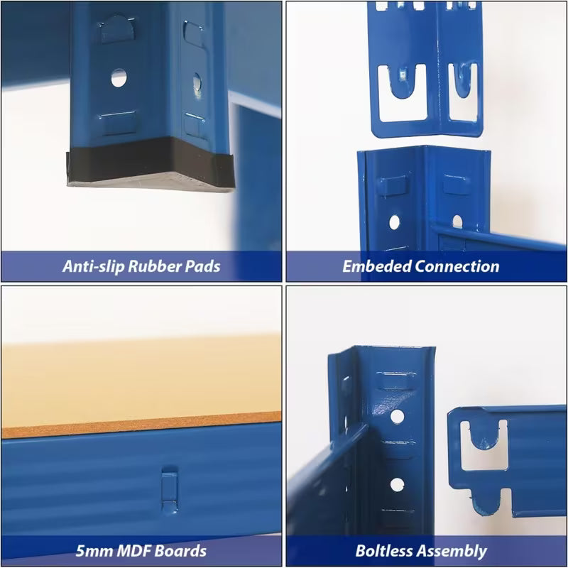 180x90x40cm - 175KG Per Shelf - UK Stock