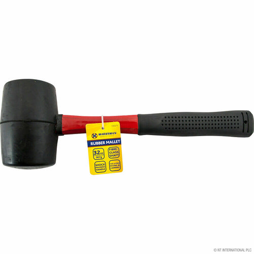 32OZ RUBBER MALLET- GRIP HANDLE FIBRE SHAFT - FOR RACKING ASSEMBLY