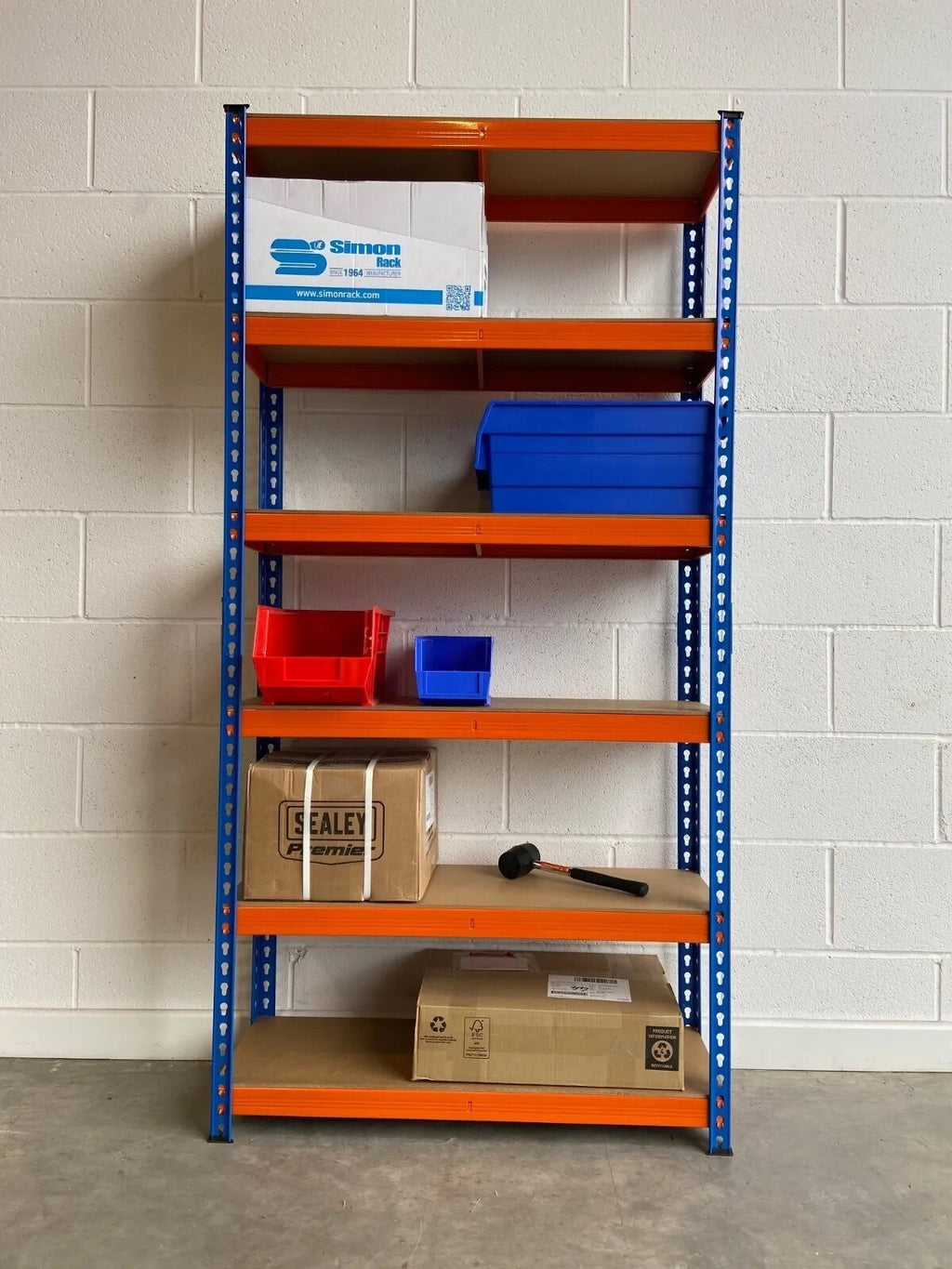 Heavy Duty Warehouse Racking Garage Shelving Storage Shelves Metal Shelf Unit