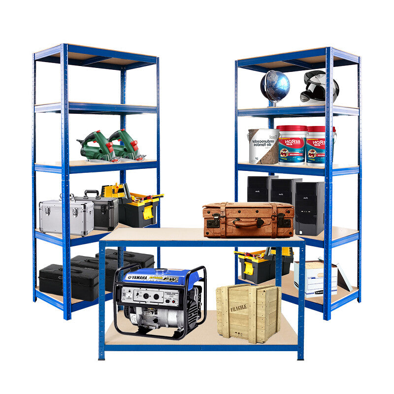 Heavy Duty 5-Tier Boltless Garage Shelving Unit – Steel Storage Solution for Maximum Organization