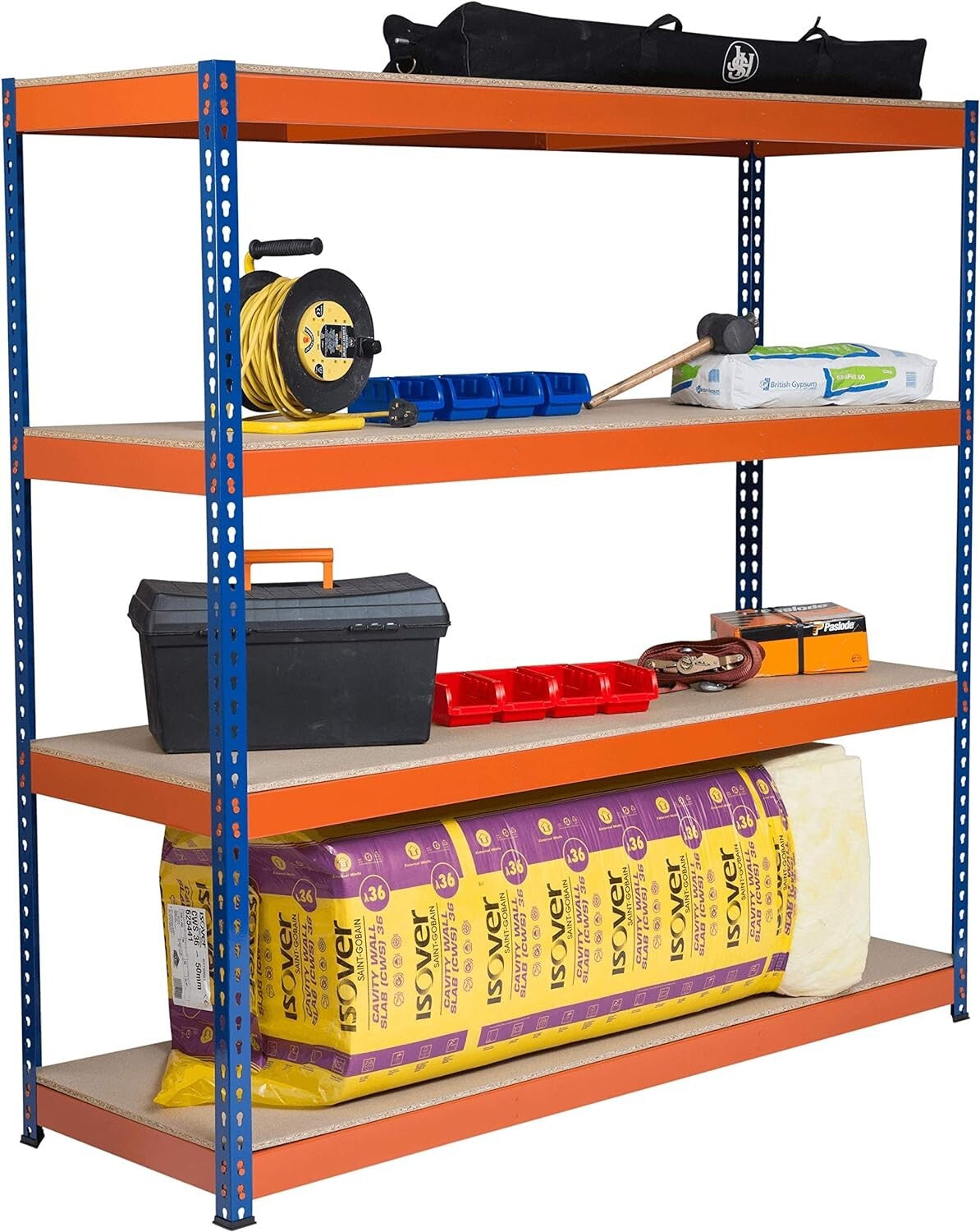Heavy Duty Warehouse Racking Garage Shelving Storage Shelves Metal Shelf Unit