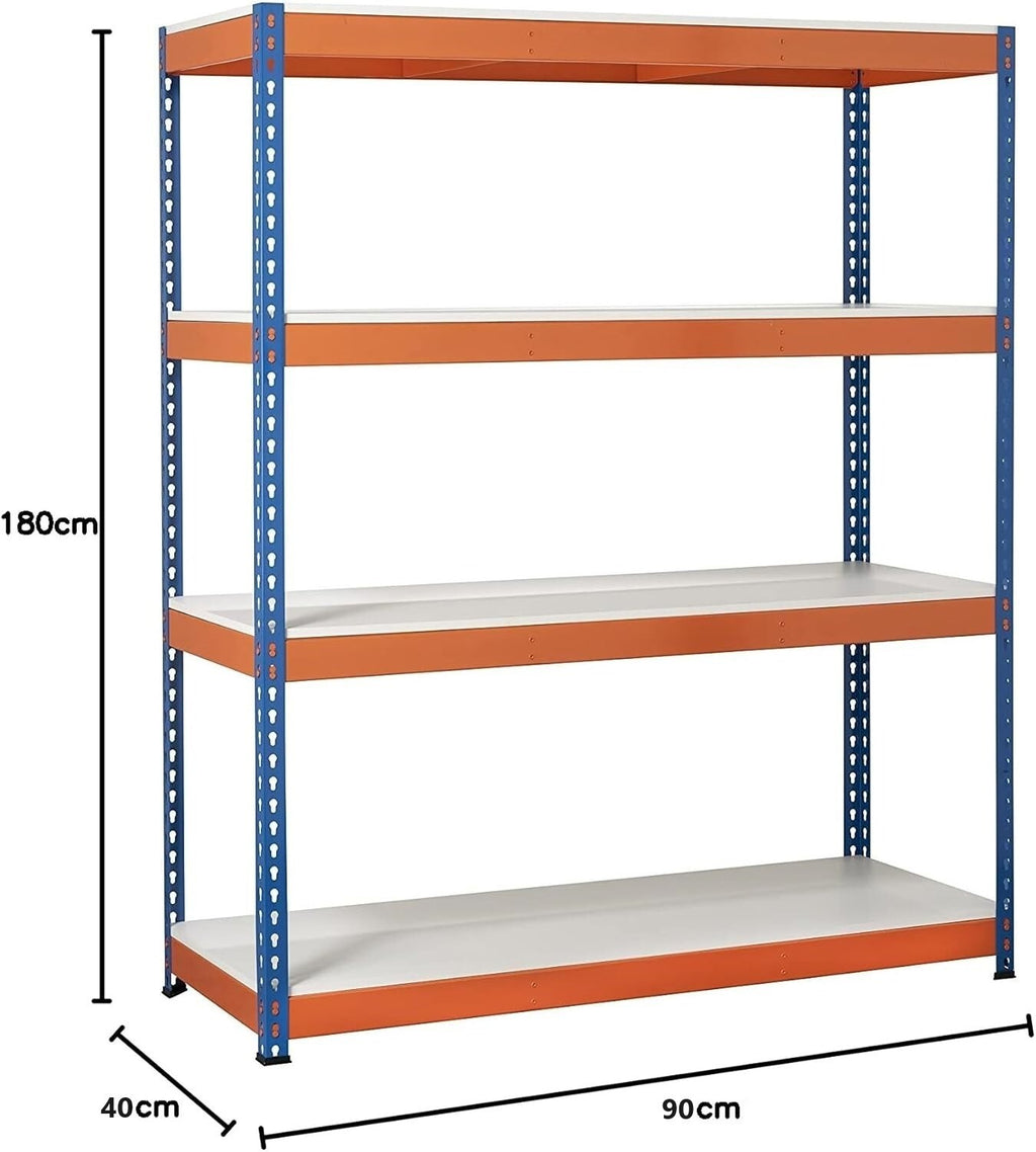 Heavy Duty Warehouse Racking Garage Shelving Storage Shelves Metal Shelf Unit