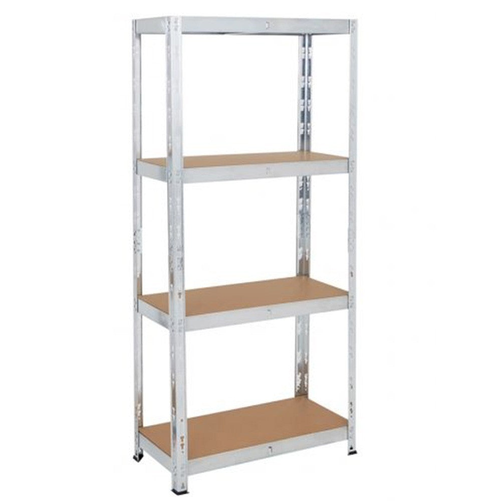 150 KG Per Shelf - Garage/Office 4/5 Tier Boltless Steel Garage Racking/Shelving - Various Sizes - UK Stock