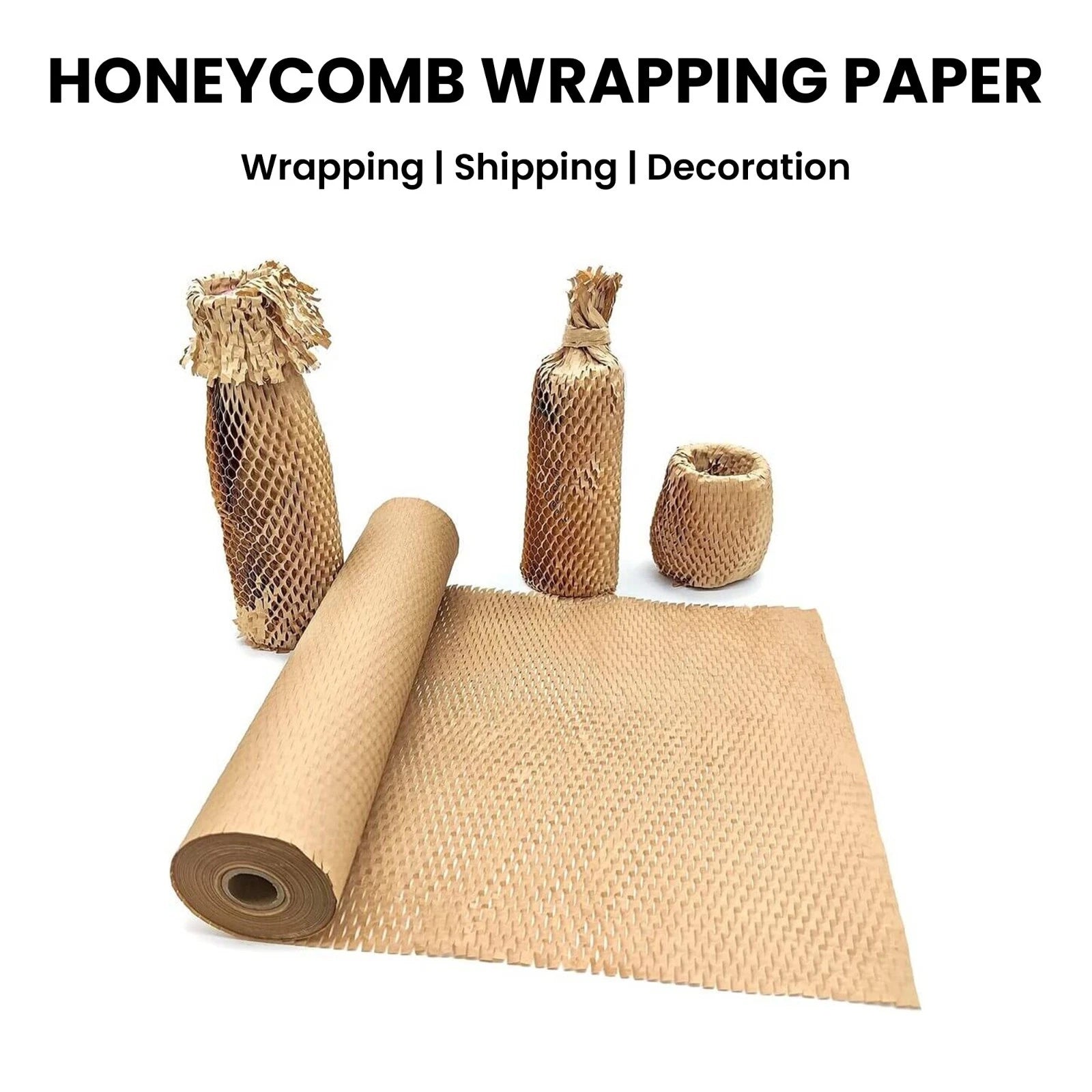 300mm/500mm Kraft Paper Honeycomb Packaging Roll