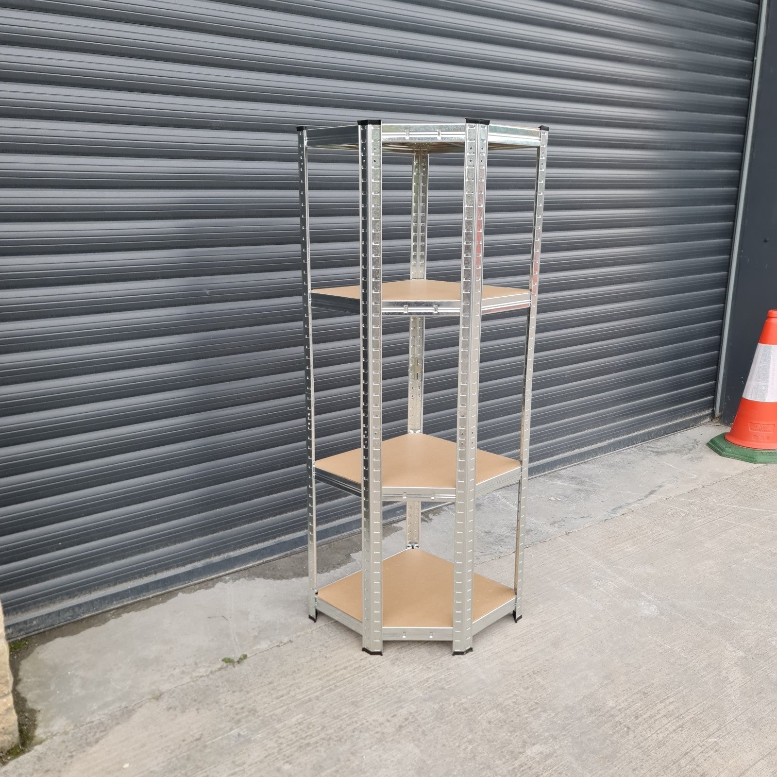150 KG Per Shelf - Garage/Office 4/5 Tier Boltless Steel Garage Racking/Shelving - Various Sizes - UK Stock