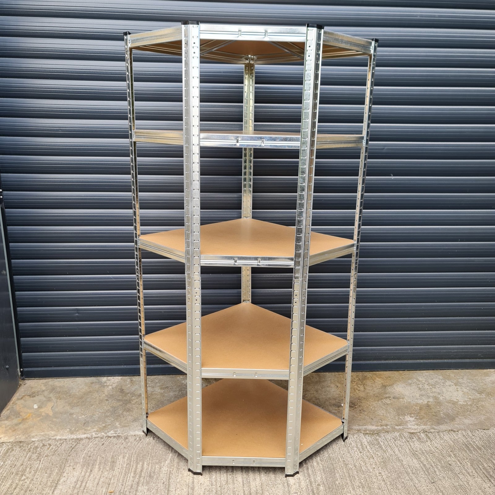 150 KG Per Shelf - Garage/Office 4/5 Tier Boltless Steel Garage Racking/Shelving - Various Sizes - UK Stock