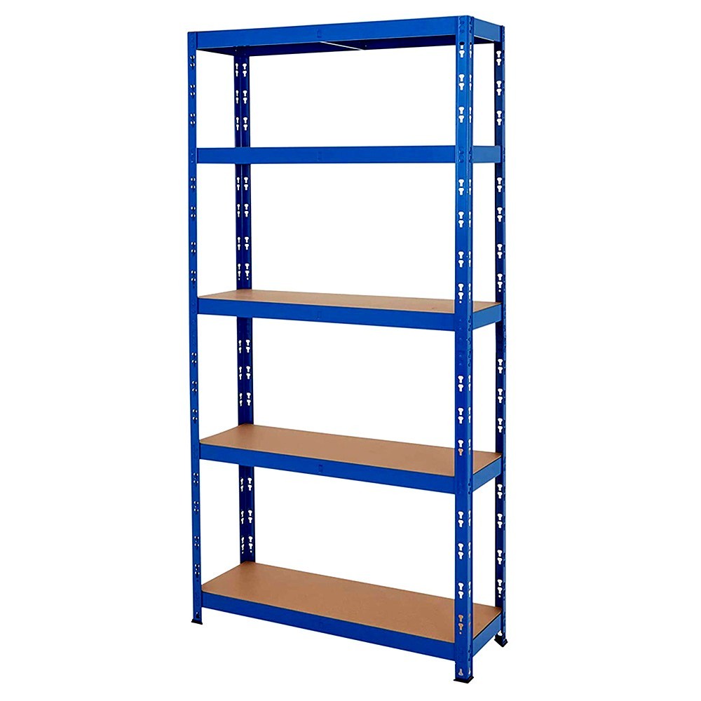 150 KG Per Shelf - Garage/Office 4/5 Tier Boltless Steel Garage Racking/Shelving - Various Sizes - UK Stock
