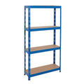 150 KG Per Shelf - Garage/Office 4/5 Tier Boltless Steel Garage Racking/Shelving - Various Sizes - UK Stock
