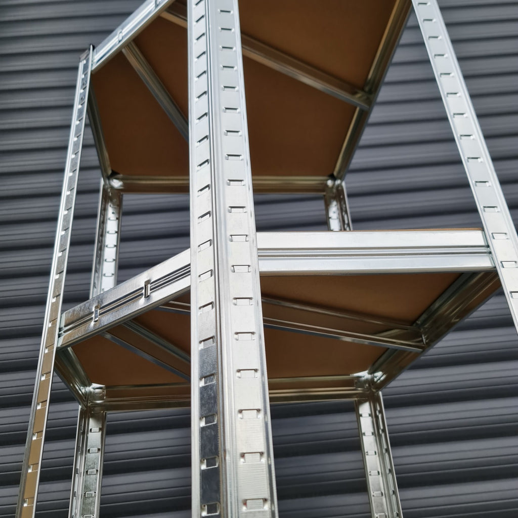 150 KG Per Shelf - Garage/Office 4/5 Tier Boltless Steel Garage Racking/Shelving - Various Sizes - UK Stock