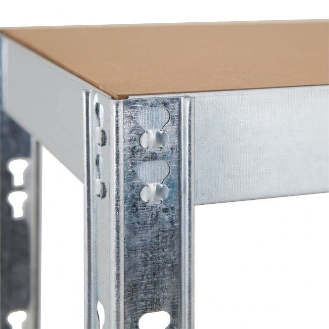 150 KG Per Shelf - Garage/Office 4/5 Tier Boltless Steel Garage Racking/Shelving - Various Sizes - UK Stock